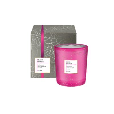 Beach Blond Metallic Boxed Candle