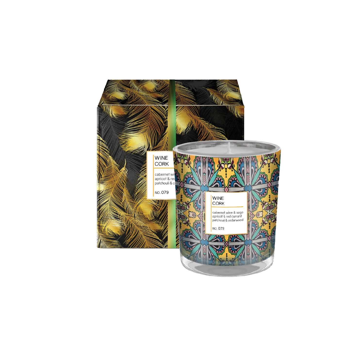 Wine Cork <br> Boxed Candle