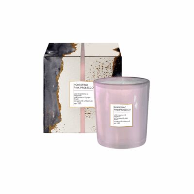 Portifino Pink Prosecco <br> Boxed Candle