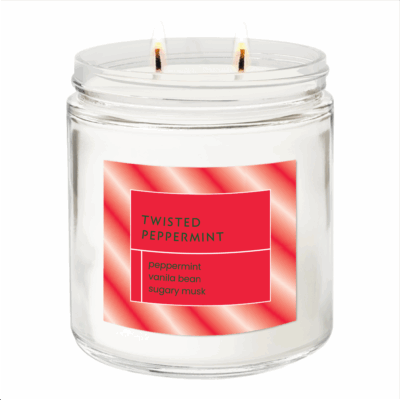 Twisted Peppermint <br> Signature 2-wick Candle