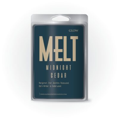 Midnight Cedar <br> Large Wax Melts 6 cubes