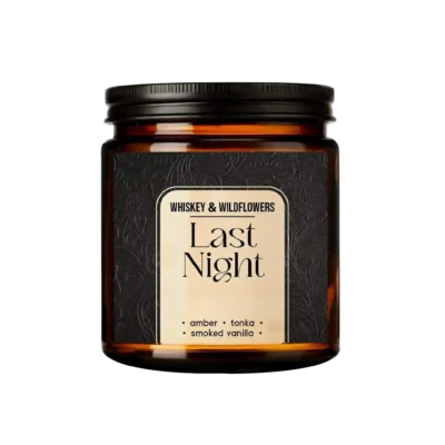 Last Night W&W Candle