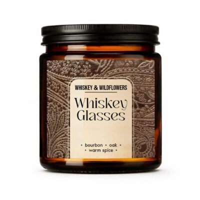 Whiskey Glasses W&W Candle