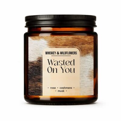 Wasted On You W&W Candle
